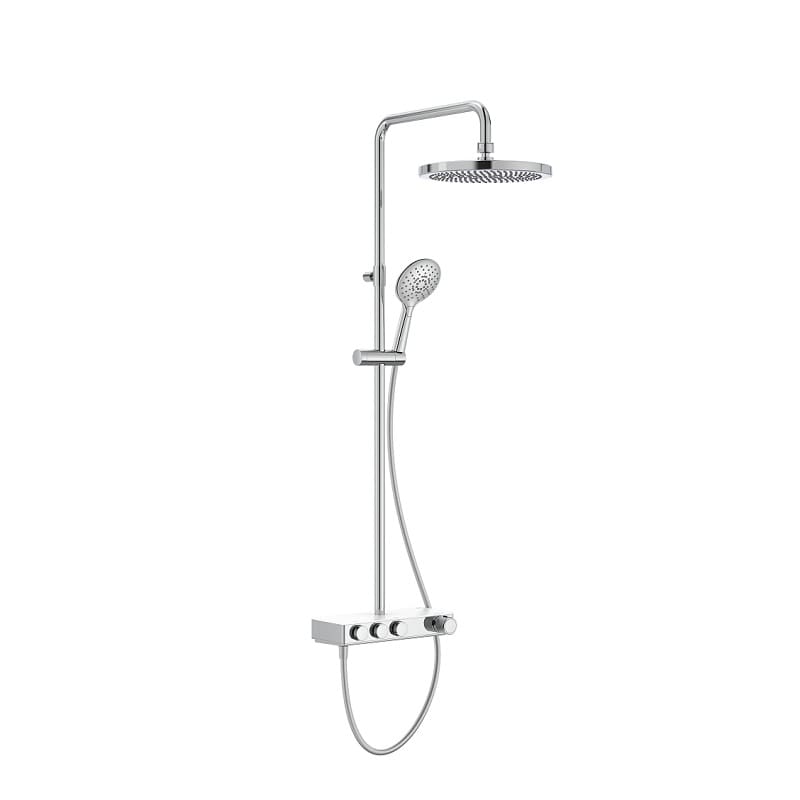 ROCA Index-T Switch термостатична 3-пътна душ колона с 2 функции на душ питата и полица A5A9J09C00 - Image 5
