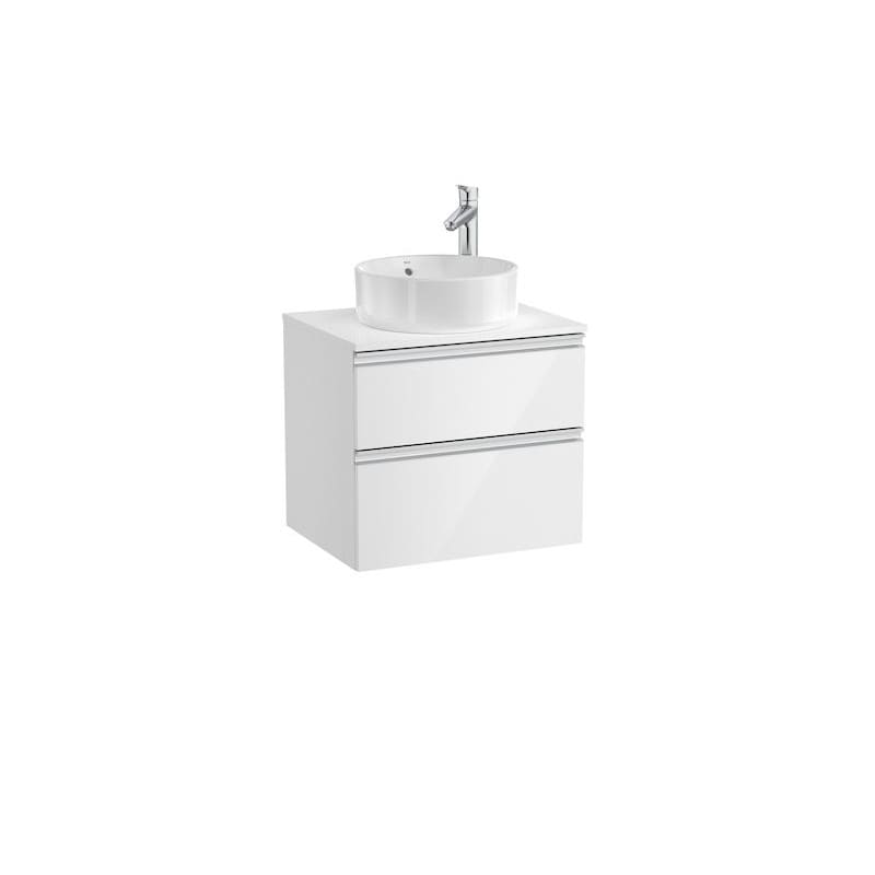 ROCA The Gap Мебел за умивалник върху плот 605mm, бял A851500806