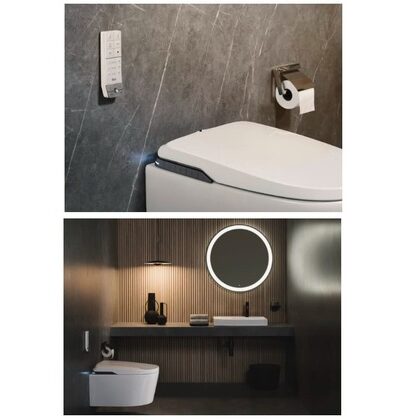 ROCA In-Wash® In-Tank® Порцеланова Smart окачена тоалетна чиния
