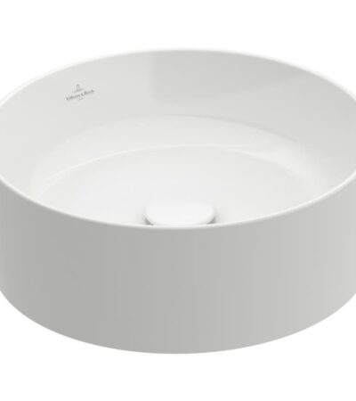 Умивалник за монтаж върху плот, Collaro, кръгъл, ф 400 х 145 mm, alpin white Villeroy & Boch Collaro 4A184001