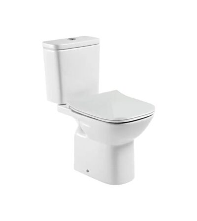 Моноблок Debba Pack Square Rimless, странично захранване на казанчето ROCA Debba A34P9D0000