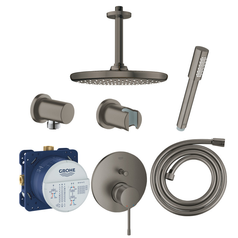 Комплект Essence New, за баня, 7 в 1, 24167AL1 / / 27057AL0 / 27074AL0 / 28388A00 / 26465AL0 / 26664AL0 / 35604000 GROHE Essence New