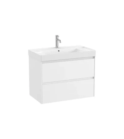 ROCA Ona Шкаф с две чекмеджета и умивалник, бял мат, 80 см, A851691509 - Онлайн промоция