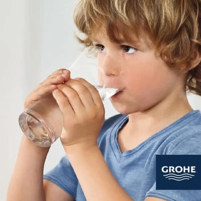 GROHE Blue Home C-чучур 31455KS1 черен мат – Кухненски смесител с филтрирана вода и елегантен дизайн - Image 2