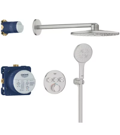 Душ система за вграждане, с 3 извода, Grohtherm SmartControl GROHE Grohtherm SmartControl 34863DC0