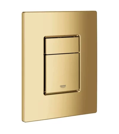 Grohe Skate Cosmopolitan бутон Cool Sunrise 38732GL0 – златен луксозен дизайн, двоен бутон и лесен монтаж. Подходящ за всички Grohe структури. Поръчай онлайн от Elea BG.“