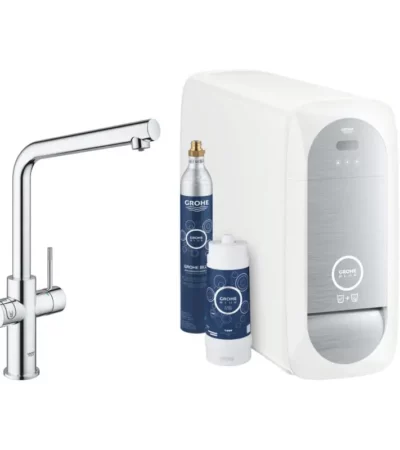 Комплект GROHE Blue Home 31454001 – смесител, охлаждаща система и филтър за пречистване на вода